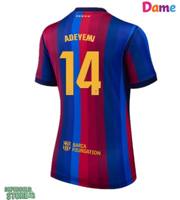 Barcelona Karim Adeyemi #14 Replika Hjemmebanetrøje Dame 2026-27 Kortærmet